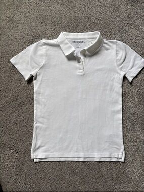 Crewcuts White Short Sleeve Polo Shirt
